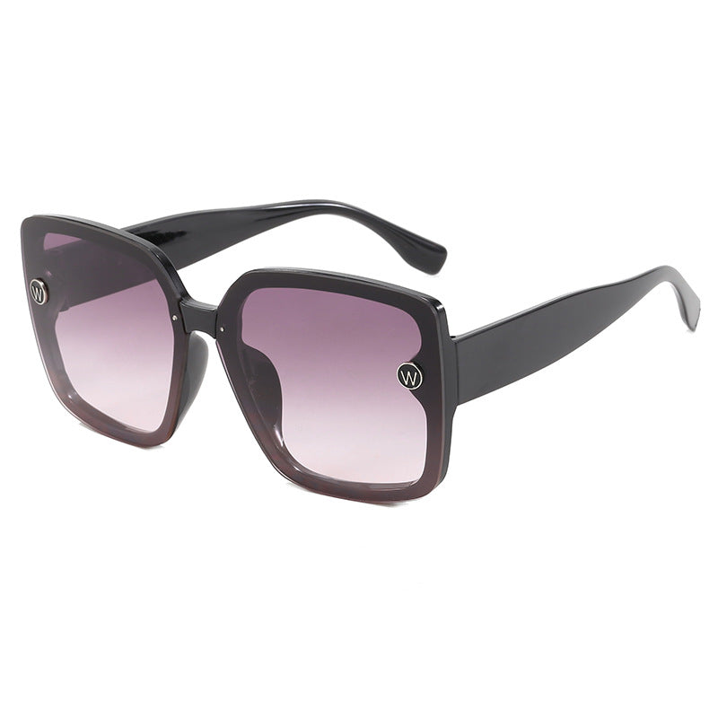 Damen modische quadratische Sonnenbrille mit extravagantem Design Brehn