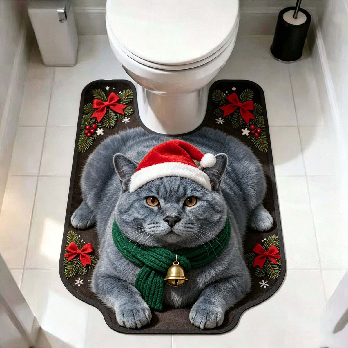 Urlaubs Katze-Themen Badezimmermatte