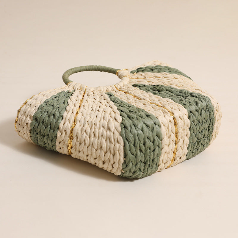 Damen Geflochtene Korbtasche mit elegantem Design Brehn