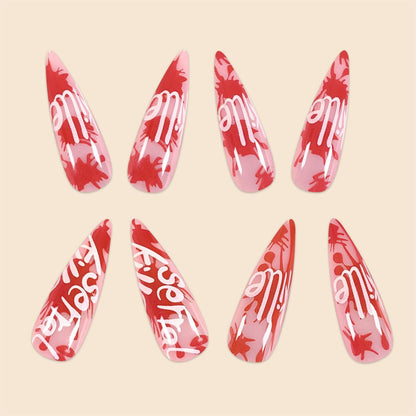 Trendige Stiletto Nagelkunst Extensions