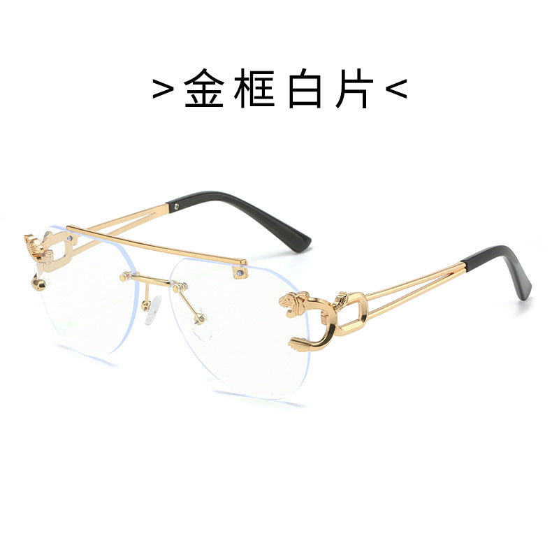 Damen Designer-Sonnenbrille mit elegantem Metallrahmen und polarisierenden Gläsern Brehn