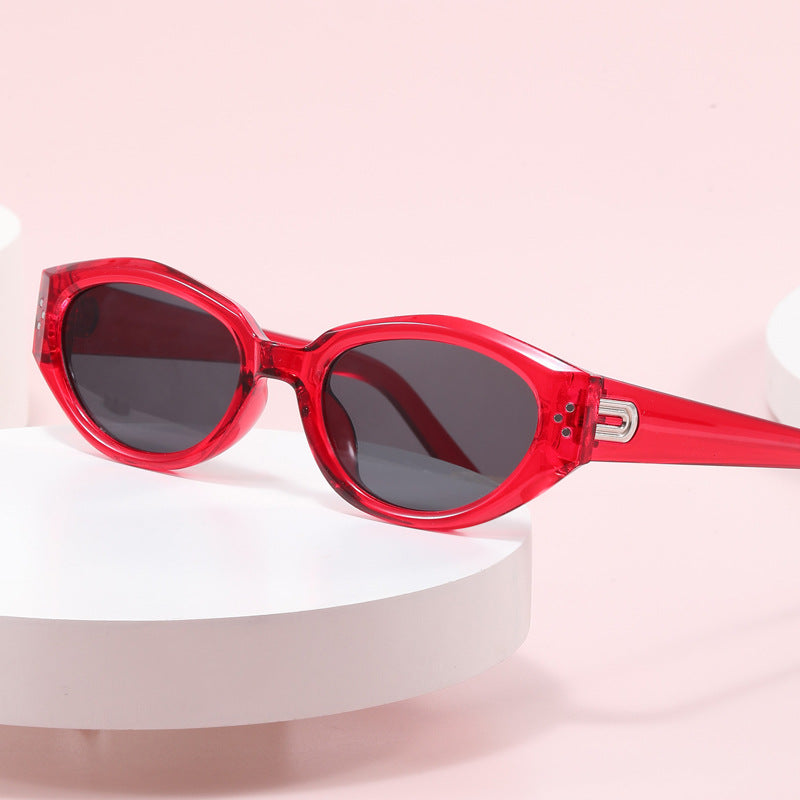 Damen modische Sonnenbrille mit animalischem Muster und stylishem Rahmen Brehn