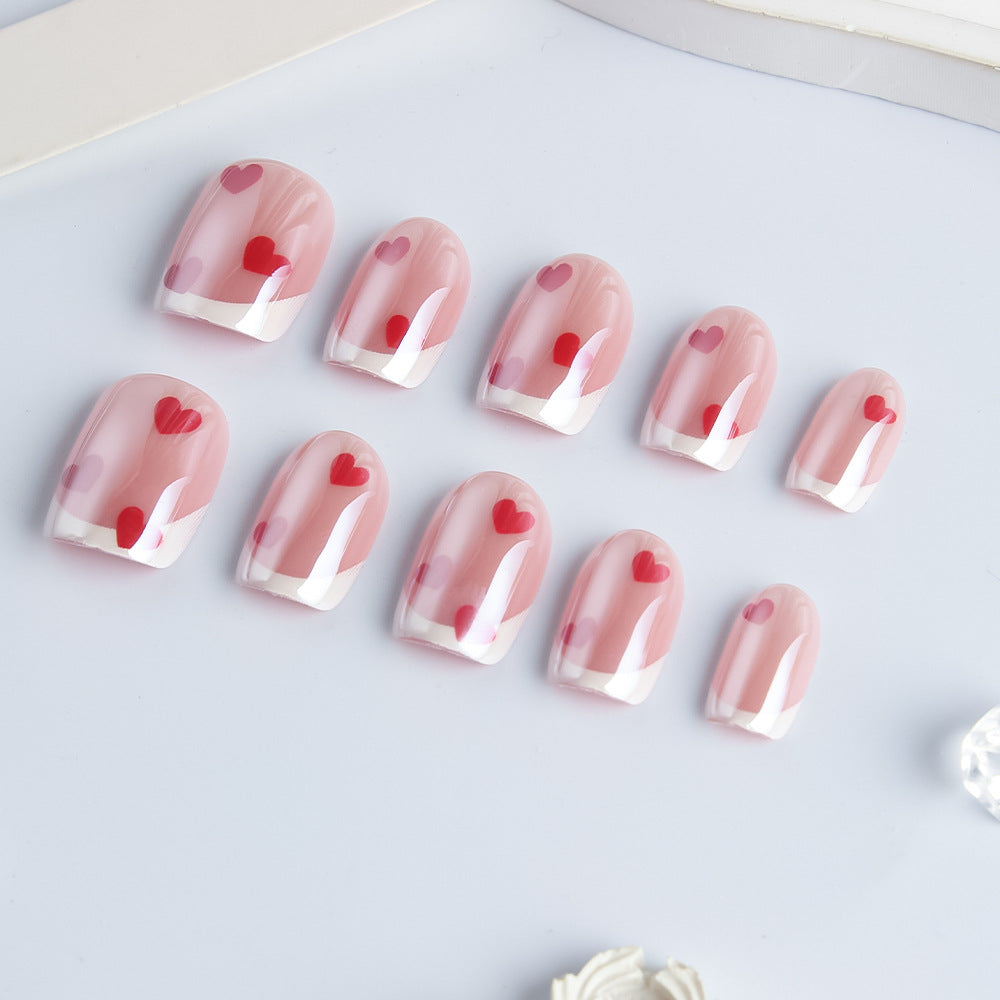Herz-geschmücktes Gel-Nagelkunst-Set Brehn