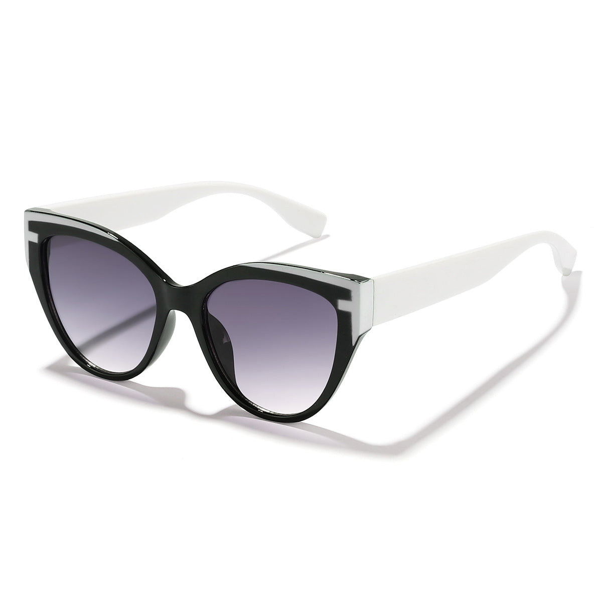Damen trendige Katzenaugen Sonnenbrille mit hochwertigem Rahmen Brehn