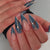 Stiletto Press-On Nagelkunstverlängerungen mit geometrischem Design Brehn