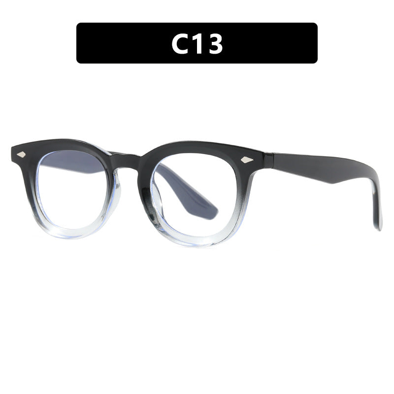 Damen modische Cat-Eye Sonnenbrille mit transparentem Rahmen Brehn