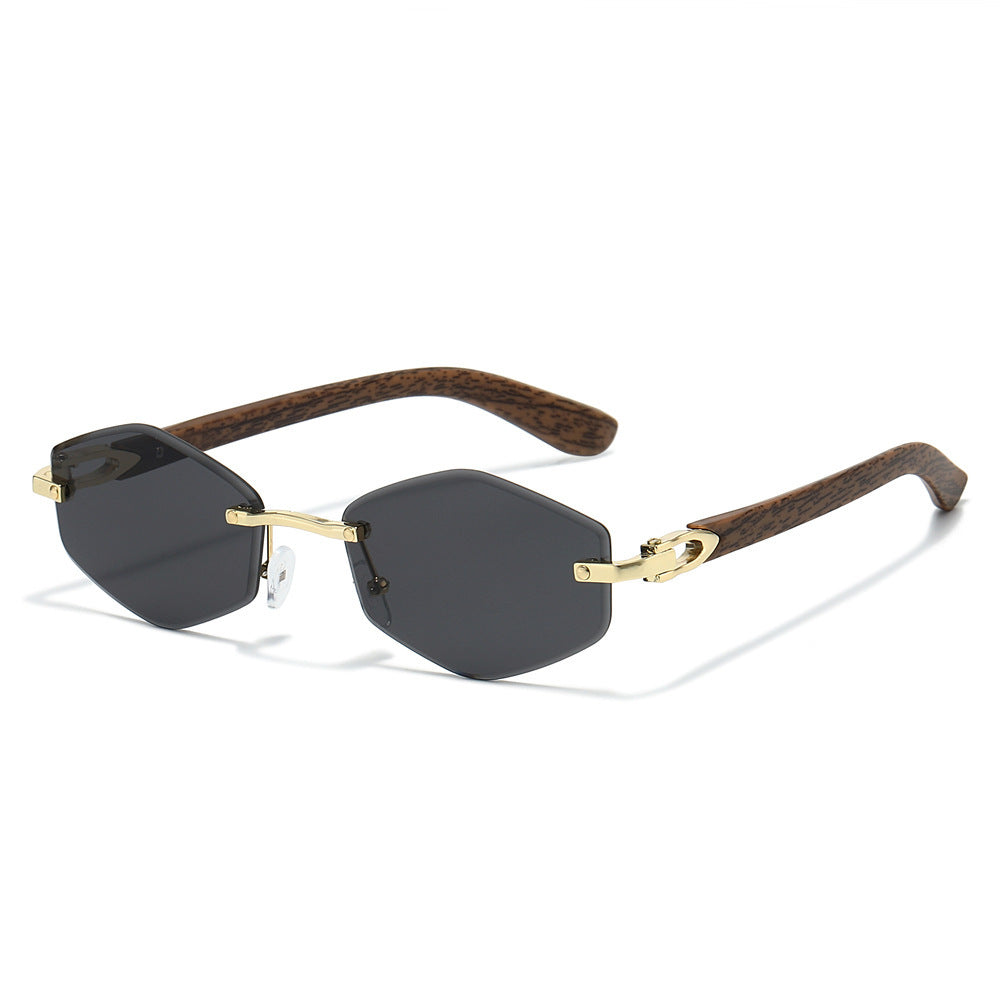 Futuristische sechseckige Rahmen Sonnenbrille Brehn