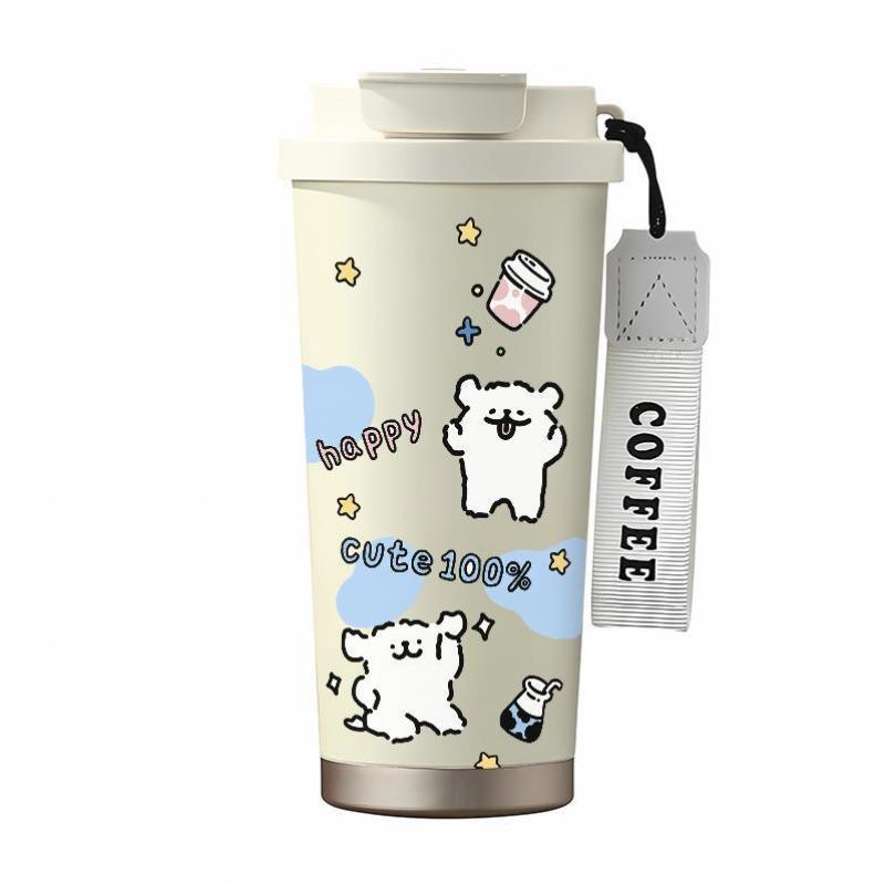 Damen Isolier-Kaffeebecher mit lustigem Hello Kitty Design Brehn