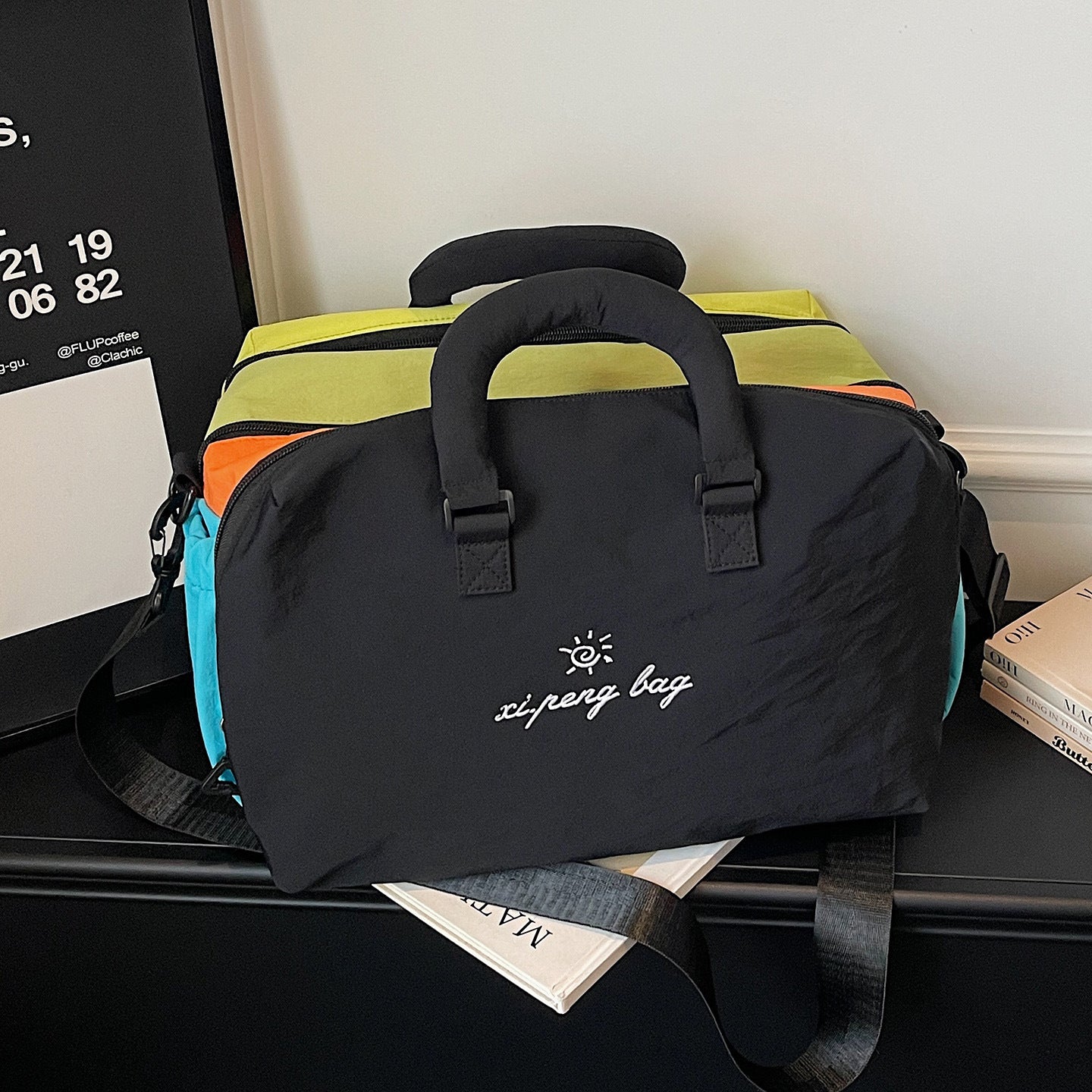 Stylische Mehrfarbige Reisetasche Brehn