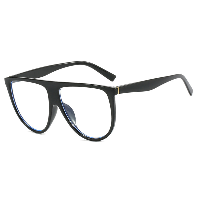 Damen trendige Oversized-Sonnenbrille mit stylischem transparenten Rahmen Brehn