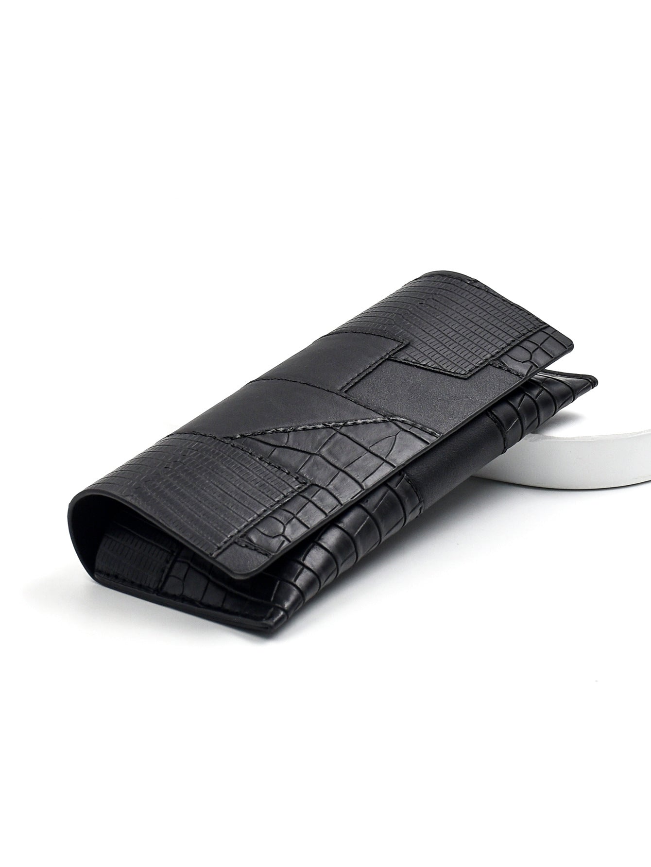 Luxus Krokodilleder Prägung Clutch Geldbörse Brehn