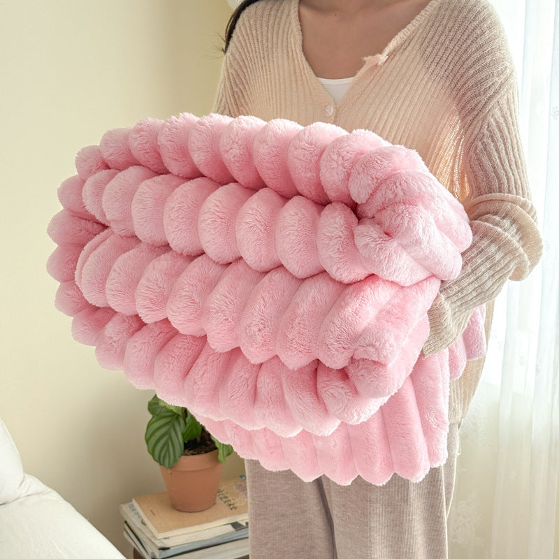 Damen Übergroße Kuscheldecke mit Haptik Brehn