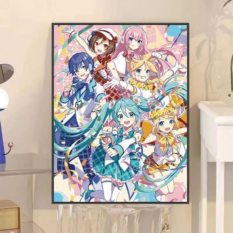 Anime-inspirierte dekorative Wandkunst Brehn