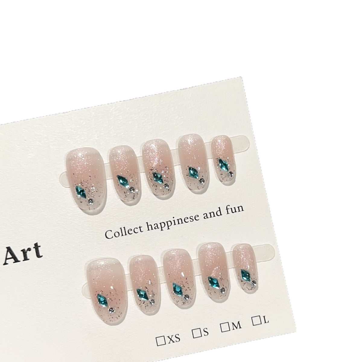 Glamouröses Press-On Nagelkunst Set