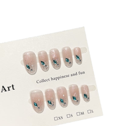 Glamouröses Press-On Nagelkunst Set