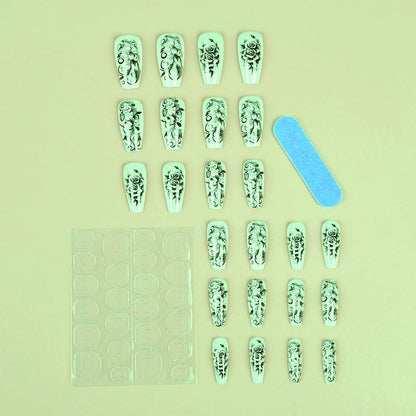Blumenschnitt Nagelkunst Brehn