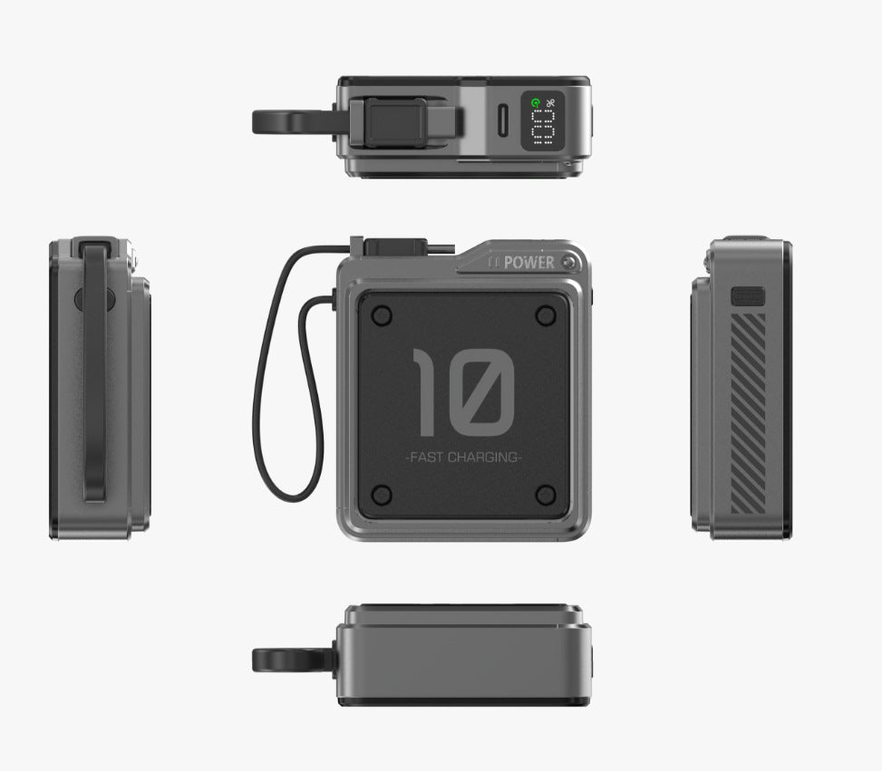 Kompakte Schnelllade-Powerbank mit Digitaler Ladestandanzeige Brehn
