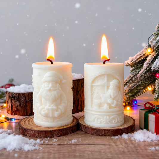 Santa-Figur Kerze