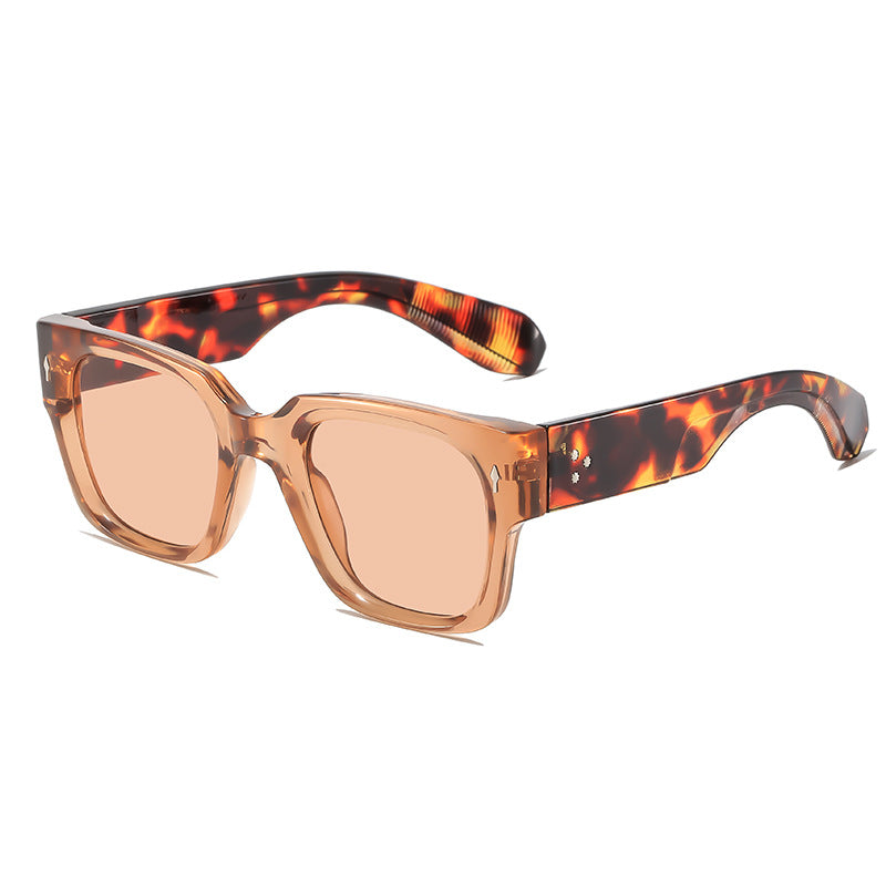 Bold Chunky Vintage Square Sonnenbrille Brehn