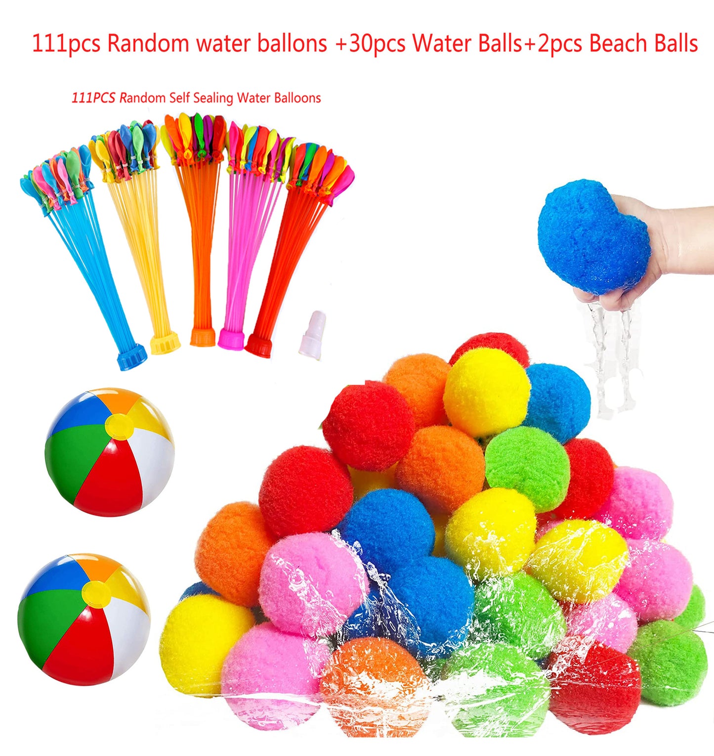 Unisex Wasserballons und weiche Wasserbälle Set Brehn