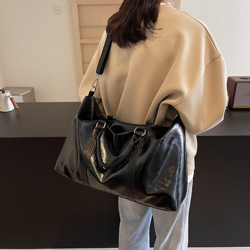 Premium Leder Wochenend Reisetasche Brehn