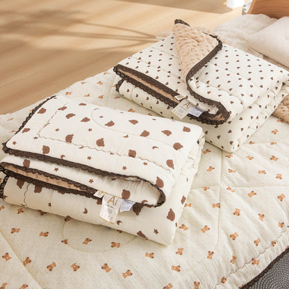 Damen Tagesdecke mit hochwertigem floralem Design Brehn