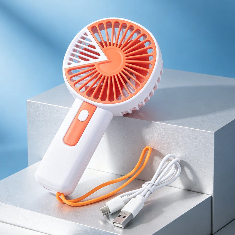 Damen Tragbarer Handventilator mit USB-Ladefunktion und ergonomischem Design Brehn