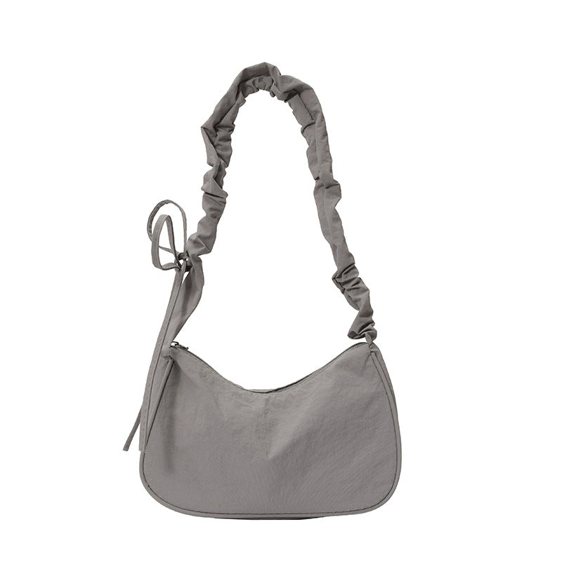 WoTexturiertes Stoff Sling Bag Brehn