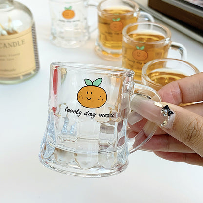 Keramiktassen Set mit Fröhlichem Orangendesign Brehn