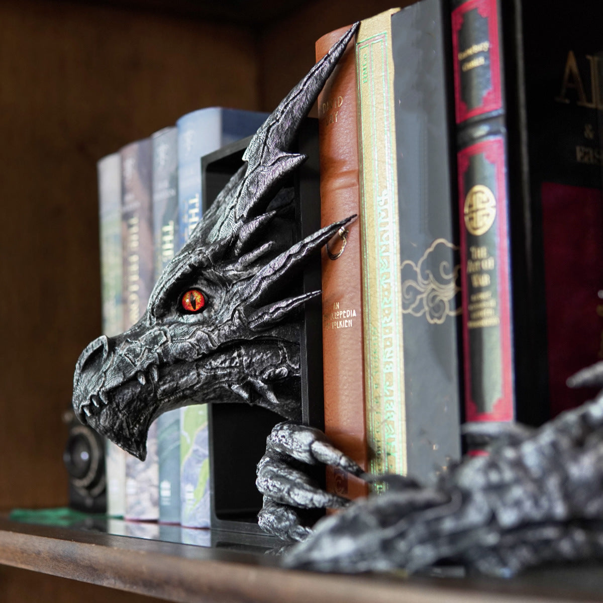 Drachen-Themen Buchstütze Skulptur