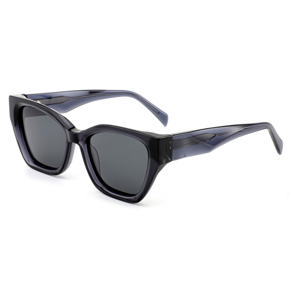 Damen stylische Sonnenbrille mit markantem Kunststoffrahmen Brehn