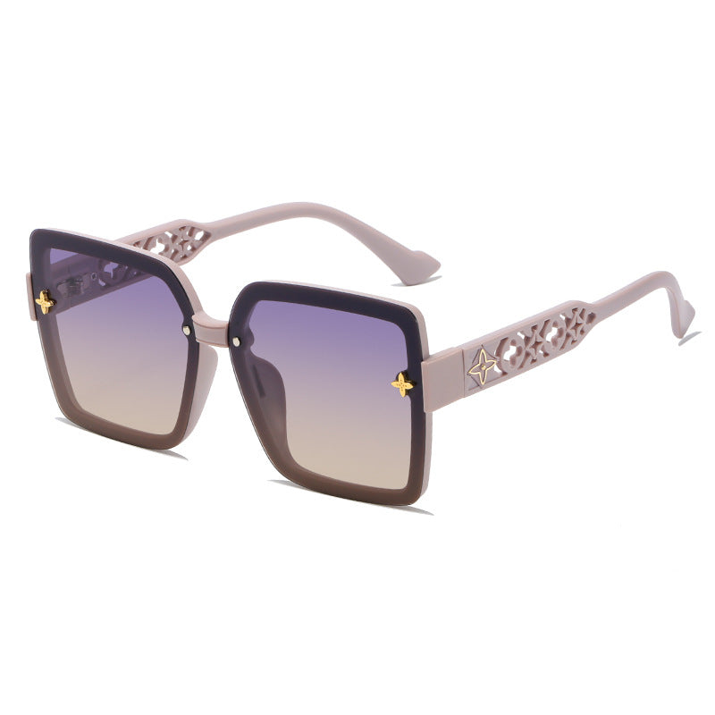 Damen Design-Sonnenbrille mit filigranem Rahmen und UV-Schutz Brehn