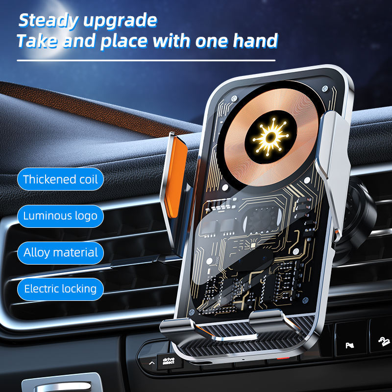 Unisex Smartphone Halter mit innovativer kabelloser Ladetechnologie Brehn
