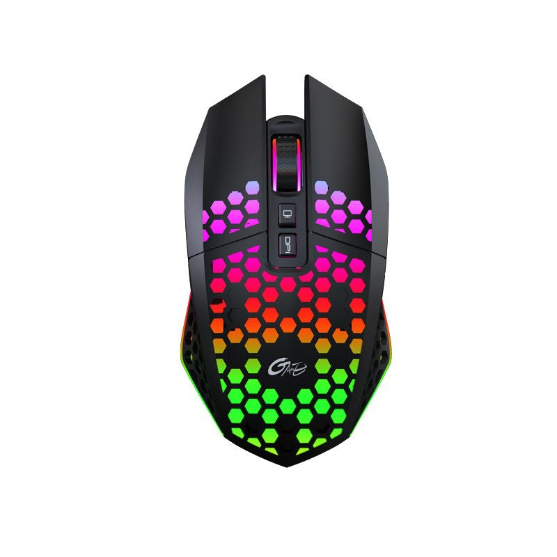 Gaming-Maus mit Anpassbarer Rgb-Beleuchtung und Ergonomischem Design Brehn