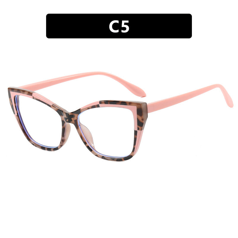 Damen Modische Cat-Eye Brille mit transparentem Rahmen Brehn