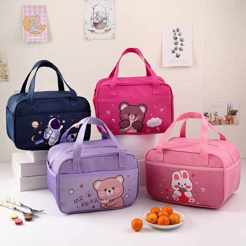 Isolierte Kinder-Lunch-Tasche mit süßem Bären-Design Brehn