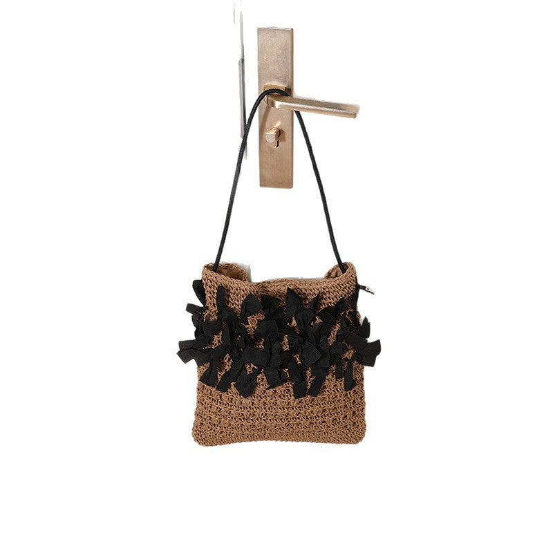 Damen Handgefertigte Tasche mit raffinierten Rüschen Brehn