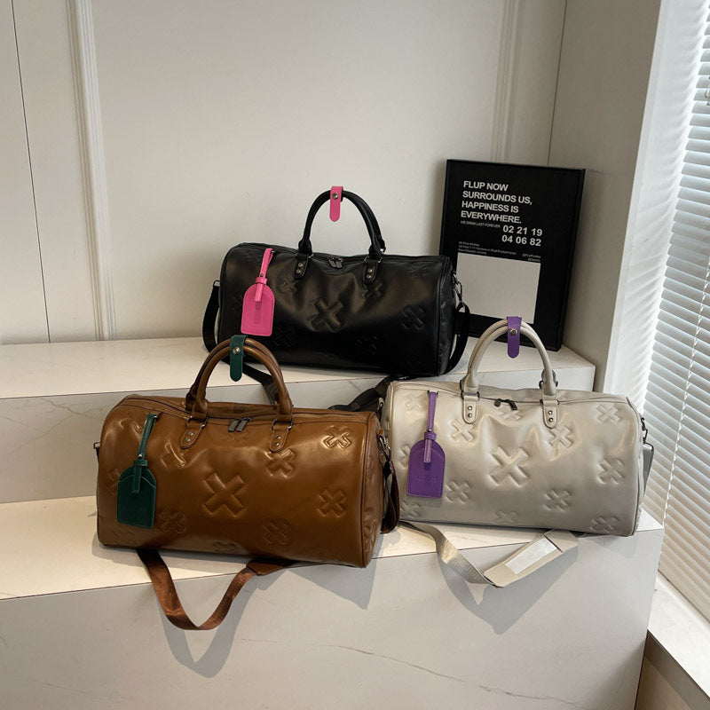 Premium Leder Reise Duffel Tasche Brehn