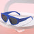 Damen Übergroße Sonnenbrille im trendigen Animal-Print Design Brehn