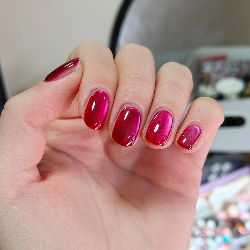 Gradient Glossy Press-On Nagel Set Brehn