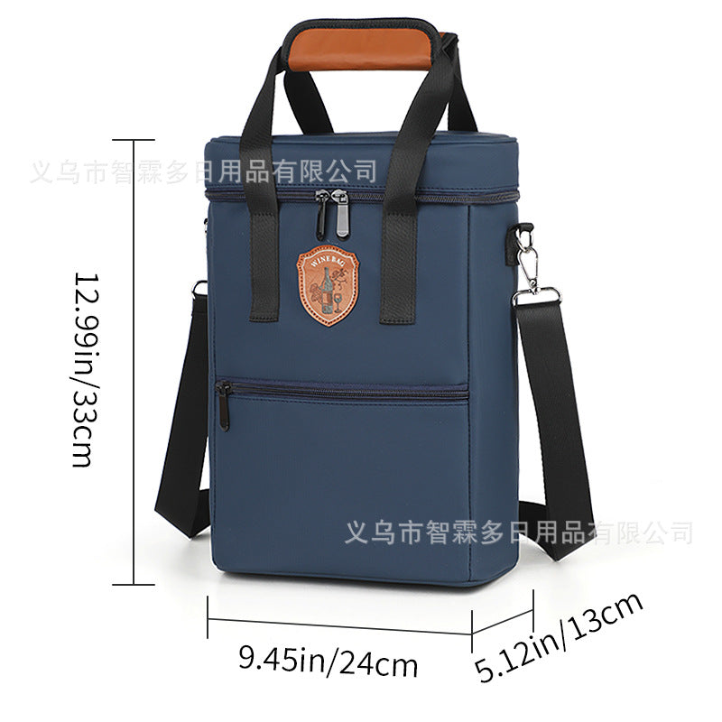 Isolierte Lunch-Kühltasche mit mehreren Taschen Brehn