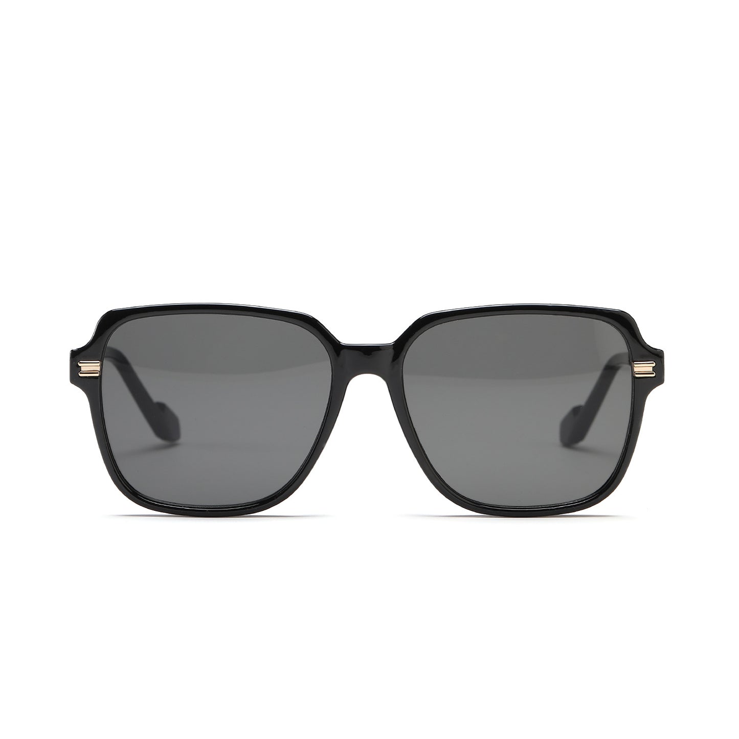 Damen trendige modische Sonnenbrille mit elegantem Metall-Detail Brehn