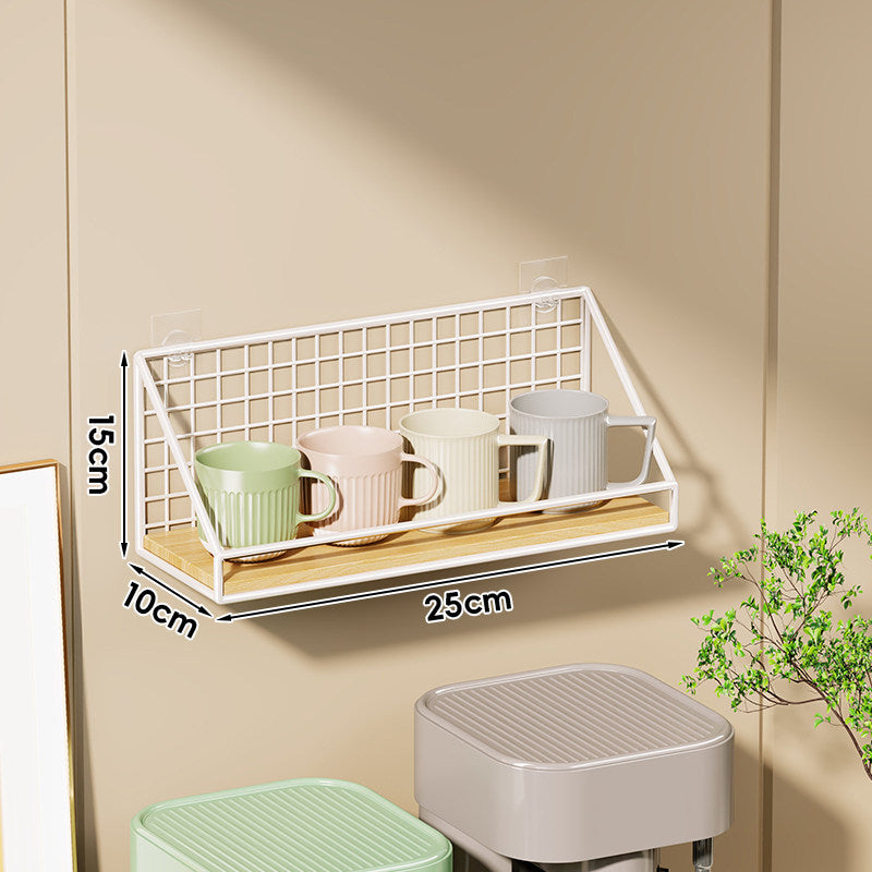 Wandmontierter Küchen-Organizer-Regal