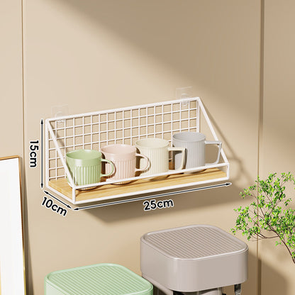 Wandmontierter Küchen-Organizer-Regal
