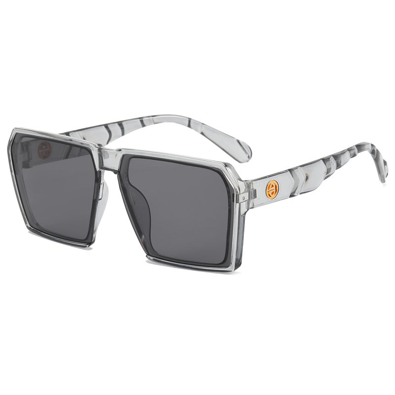 Damen Stylische quadratische Sonnenbrille mit kontrastierenden Gläsern Brehn