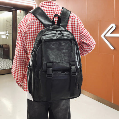 Stylischer multifunktionaler brauner Rucksack Brehn