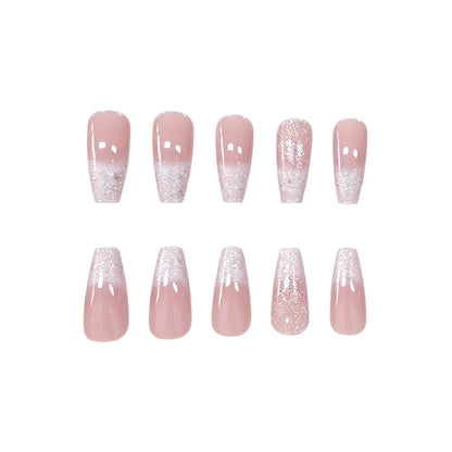 Glamouröse Glitzer-Nagelverlängerungen Brehn