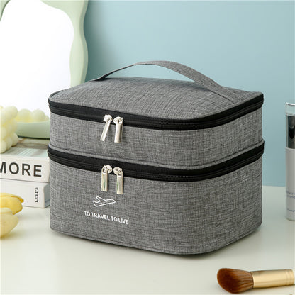 Dual-Layer Reise kosmetischeOrganizer Brehn