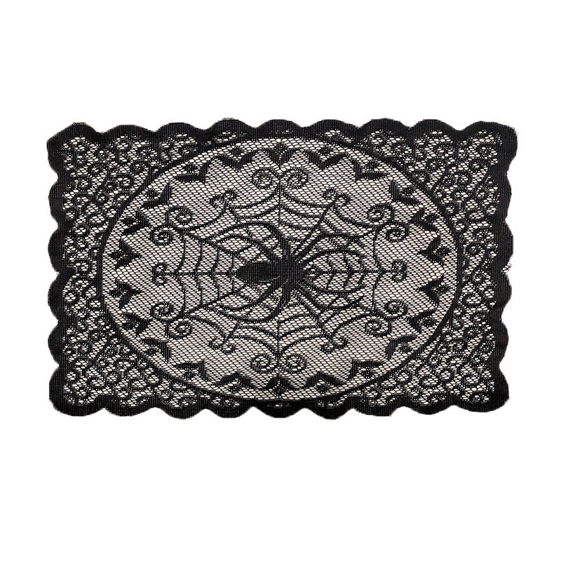 Dekorative Spinnennetz Tischdecke