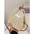Modische Rattantasche mit Elegantem Lederdetail Brehn